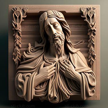 3D model st jesus (STL)